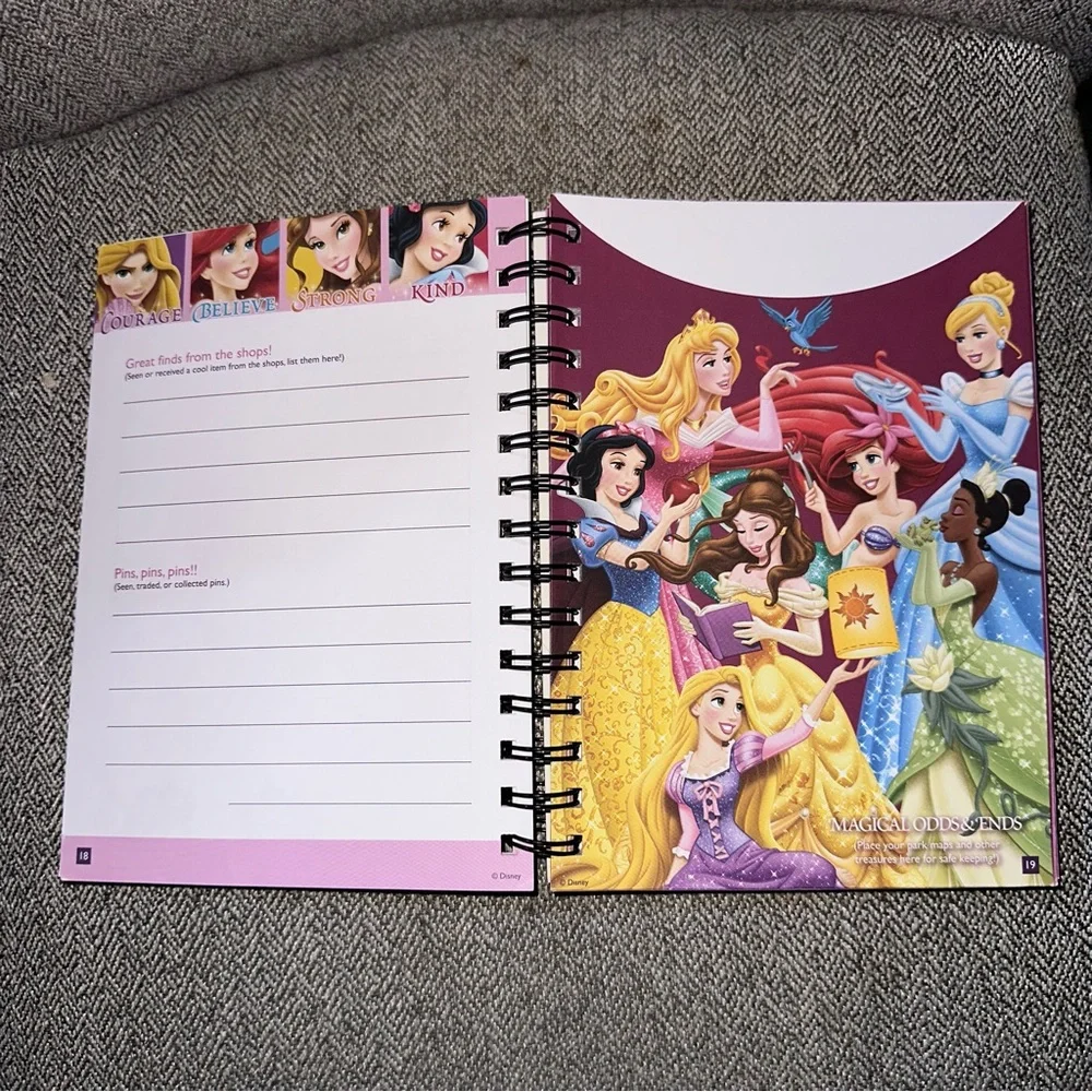 Disney World My Travels Princess Journal Disney Parks Exclusive Retired RARE HTF